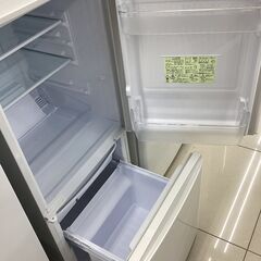 【6ヶ月保証】2ドア冷蔵庫　SHARP　SJ-D14C-W
