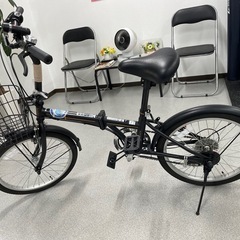 折りたたみ式自転車（AMADEUS）と空気入れ 折りたたみ式自転車（AMADEUS）と空気入れ