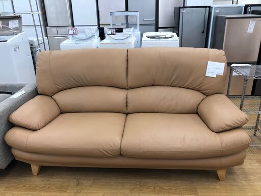 ★ジモティ割あり★  ソファ ベージュ W175×D83×H90 クリーニング済み SJ7277