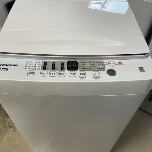 2023年　ハイセンス  洗濯機　5.5kg 美品