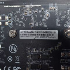 中古良品 ゲーミンググラフィックボード GeForce GTX 1650 SUPER EX-1