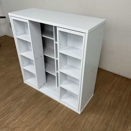 スライド本棚（3105-41） スライド書棚ロータイプ［SLIDE-BS-L