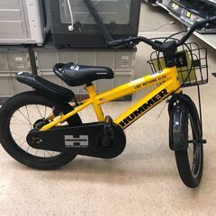 677】子ども用自転車 HUMMER 16インチ イエロー