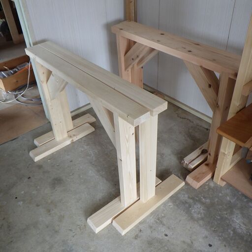 日曜大工に必須な　馬の作業台