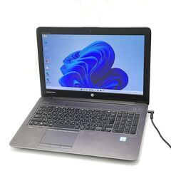 ノートPC HP Zbook 15 G3 i7 32G NVIDIA Win11