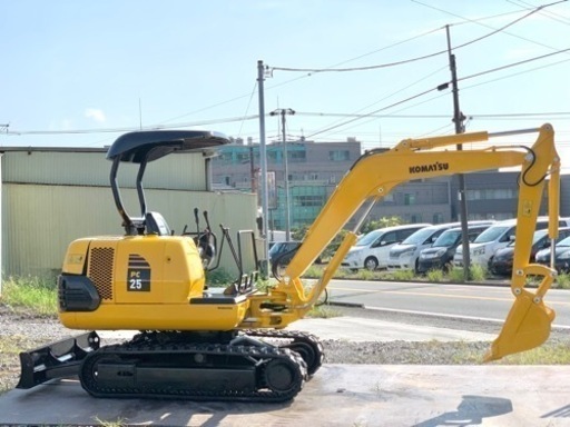 コマツ　ミニユンボ　PC25 油圧ショベル　倍速付き　マルチ付き　 ゴムキャタ　2.5tクラス　全国陸送可能 下取りOK
