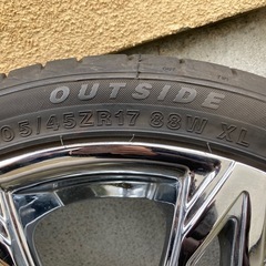 アルミホイール+夏タイヤ 4穴　 205/45/R17