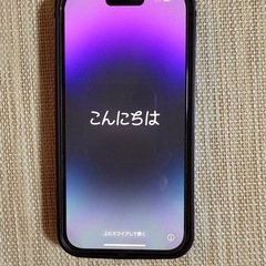 【極美品】iPhone14pro 256GBディープパープル　ケース備品あり   