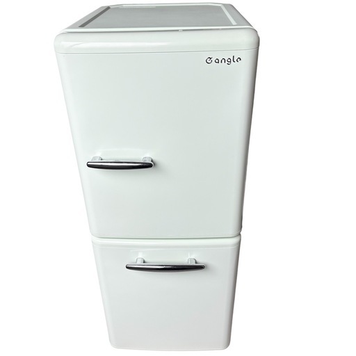 eangle 2ドア 冷蔵庫 ANG-RE151-B1 グリーン 冷凍冷蔵庫 レトロ おしゃれ