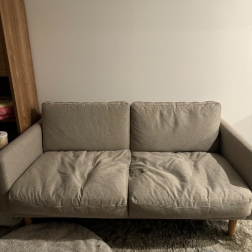 未使用品に近い　MOMO NATURAL SOFA KALEVI 2.5P