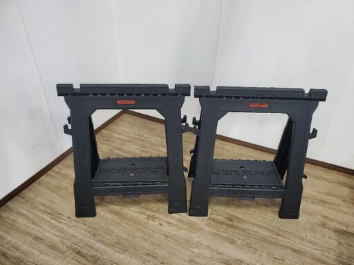 未使用品 BLACK+DECKER 作業台 2台セット 黒