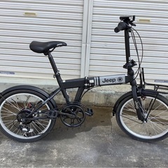 491  JEEP  JE-206G折り畳み20インチシマノ式外装6段変速ブラックツートン 491 JEEP JE-206G折り畳み20インチシマノ式外装6段変速ブラックツートン