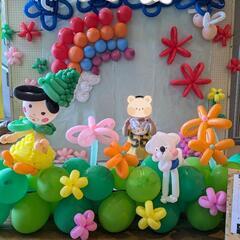 バルーンアート フォトスポット作成します