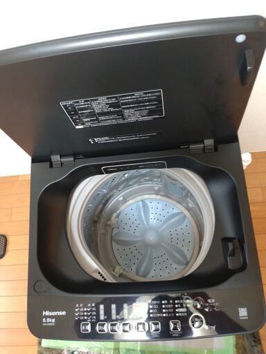 ハイセンス 洗濯機 HW-G55E2K 2022年製 中古品 Hisense/ハイセンス 5.5 