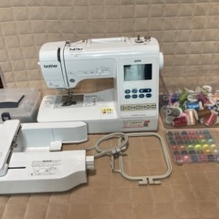 BROTHER 刺繍機付きコンピューターミシン parie 