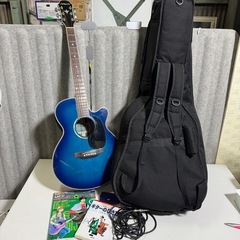 ARIA FET-380 BLS エレアコ コード ソフトケース 本 メトロノーム 付き ブルー ARIA FET-380 BLS エレアコ コード ソフトケース 本 メトロノーム 付き