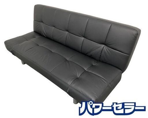 NITORI/ニトリ ソファベッド 2.5人掛け NシールドマークスAM BK ブラック 中古家具 店頭引取歓迎 R8750