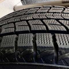 スバルアウトバック（BS9）の純正ホイールとダンロップスタッドレスタイヤのセット
