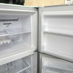 西岡店 ① 冷蔵庫 203L 2017年製 日立 2ドア HITACHI R-20FA シルバー 200Lクラス