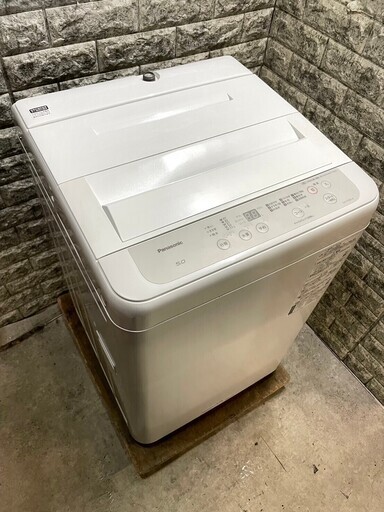 【美品】大阪送料無料★3か月保障付き★洗濯機★2021年★パナソニック★5kg★NA-F50B14★S-546