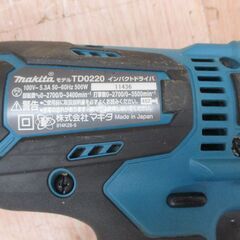 makita マキタ TD0220 インパクトドライバ 中古品 【ハンズクラフト宜野湾店】　