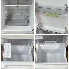 S370 ⭐ SHARP 2ドア冷蔵庫（152L 両開き）22年製 SJ-D15H ⭐ 動作確認済 ⭐ クリーニング済