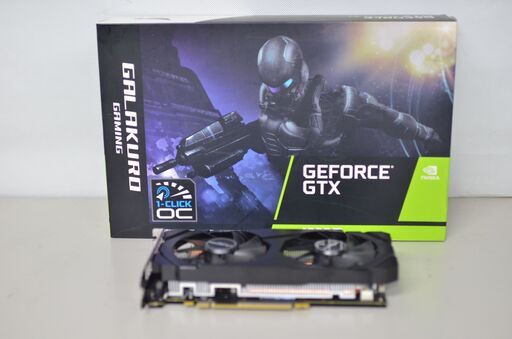 中古良品 玄人志向 GALAKURO GAMING GG-GTX1660Ti-E6GB グラフィックカード確認済