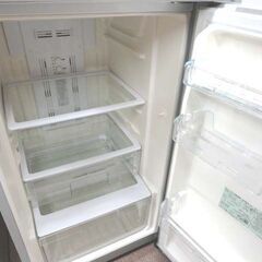 西岡店 ⑤ 冷蔵庫 203L 2017年製 日立 2ドア HITACHI R-20FA シルバー 200Lクラス
