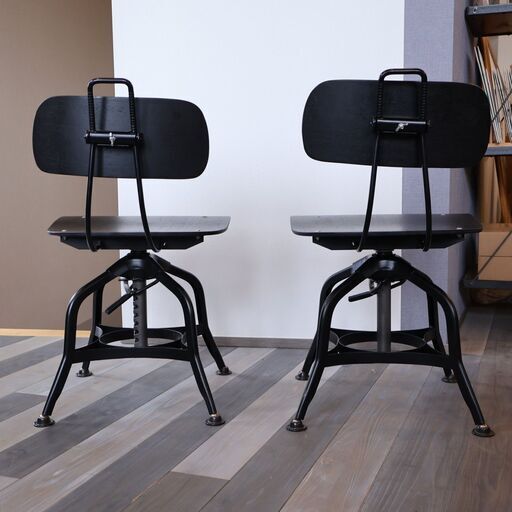 クラッシュゲート tolix インダストリアル チェア カフェ 椅子 2脚