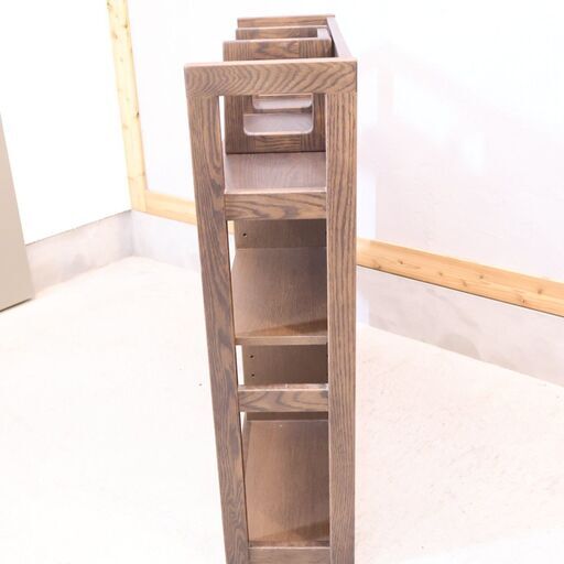 美品 浜本工芸 本棚 ナラ材 楢 ブックシェルフ 美品 浜本工芸 本棚 ナラ材 楢 ブックシェルフ