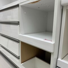 2面レンジボード?NITORI ?ホワイト?食器棚?No.1132?
