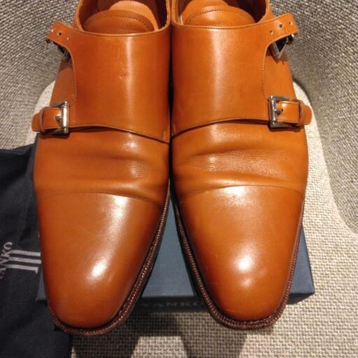 YANKO　ヤンコ　ダブルモンクストラップシューズ美品！