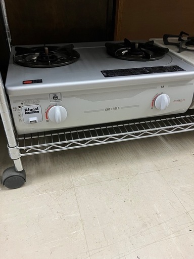 取引場所 南観音 2410-119 リンナイ ガステーブル LPガス用 2018年製 RTS-337-2FTS-L 汚れキズあり