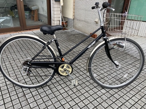 【27インチ自転車】外装6段変速　LEDオートライト付　チェーン新品❗️パンクしにくいアンチパンクタイヤ使用❗️若林自転車　浜大津店　SALE中❗️