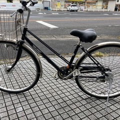 27インチ自転車】外装6段変速 LEDオートライト付 チェーン新品❗️パンクし