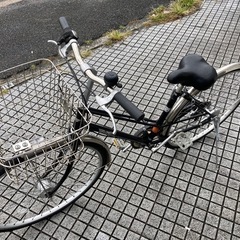 【27インチ自転車】外装6段変速　LEDオートライト付　チェーン新品❗️パンクしにくいアンチパンクタイヤ使用❗️若林自転車　浜大津店　SALE中❗️