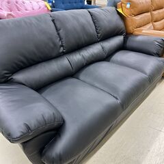 ジモティ来店特価!! 3人掛けソファー ニトリ ダークブラウン J-1021
