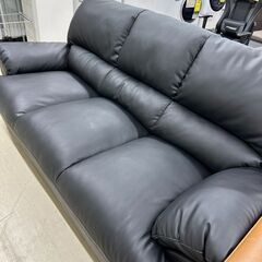 ジモティ来店特価!! 3人掛けソファー ニトリ ダークブラウン J-1021