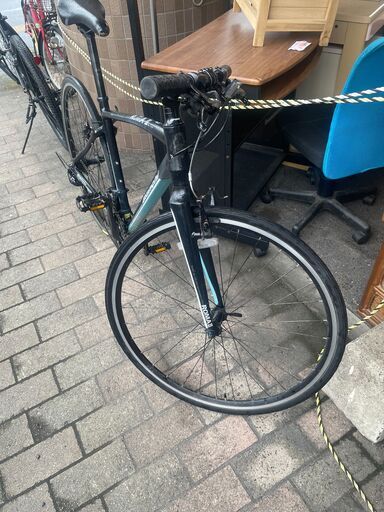 リサイクルショップどりーむ荒田店 No1476 クロスバイク　BIANCHI　ビアンキ　ROMAⅡ　ギア切り替え2×8段　シフターインジケーターカバー破損　走行問題なし