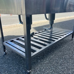 ☆  中古品  二層シンク  1300×600×930 　厨房  厨房用品  ☆