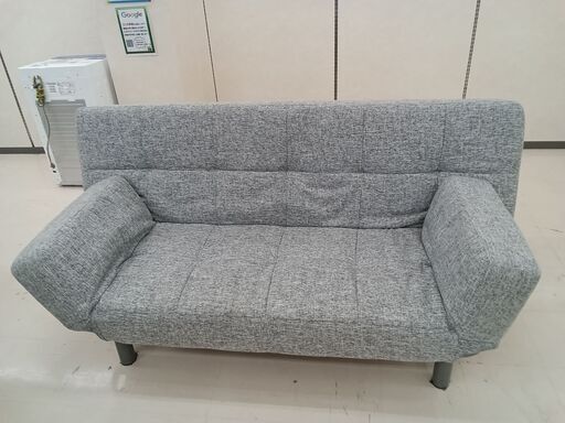★ジモティ割あり★  ソファー2人掛け グレー W180×D110×H85 クリーニング済み TC5218