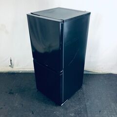 ID:re11073 ハイアール Haier 冷蔵庫 一人暮らし 中古 2023年製 2ドア 121L ブラック ファン式 右開き JR-NF121NJ  【リユース品：状態B】【送料無料】【設置費用無料】