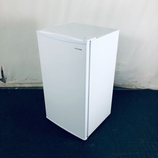 ID:rg219502 アイリスオーヤマ IRISOHYAMA 冷蔵庫 一人暮らし 中古 2022年製 1ドア 93L ホワイト 直冷式 右開き IRJD-9A-W  【リユース品：状態B】【送料無料】【設置費用無料】