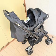 ベビー 4点セット＋おまけ】ベビーカー、ベビーシート、 台座（JOIE
