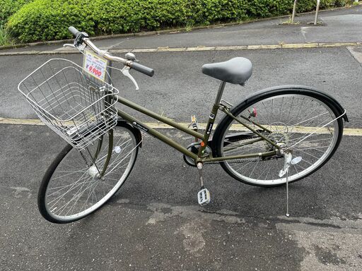 リサイクルショップどりーむ天保山店　No1414 　自転車　27インチ　6段ギア付き　LEDオートライト付き