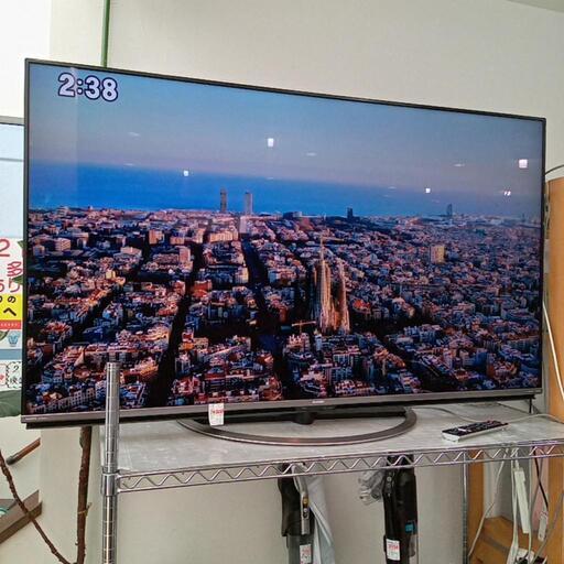 ★【シャープ】60型テレビ　4K　2018年製(LC-60US45)【3ヶ月保証付き★送料に設置込み】自社配送時代引き可※現金、クレジット、スマホ決済対応※   アンテナは付いていません
