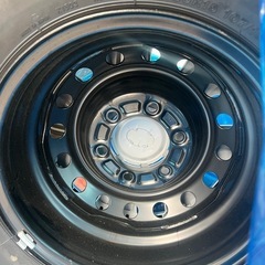 【2024年製 新車外し】トヨタ 200 ハイエース 純正 15in 6J +35 PCD139.7 ブリヂストン 195/80R15 LT 
