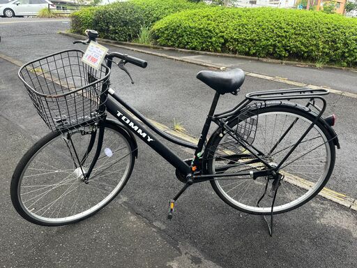 リサイクルショップどりーむ天保山店　No1410　自転車　27インチ　鍵付き　ベル付き　LEDオートライト付き