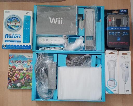 【美品】任天堂Wii本体・ソフト・周辺機器セット