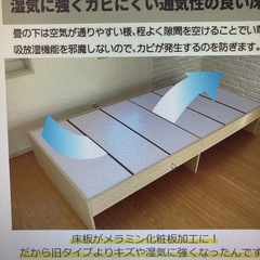 シングル、畳ベッドです